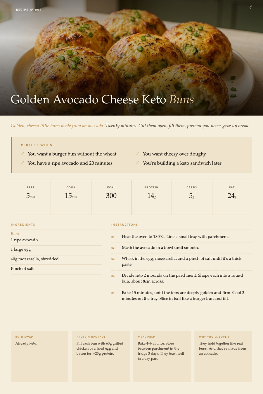 The same recipe in Cook Your Mood
