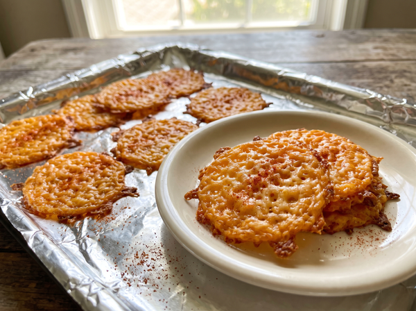 2-Ingredient Keto Cheese Chips