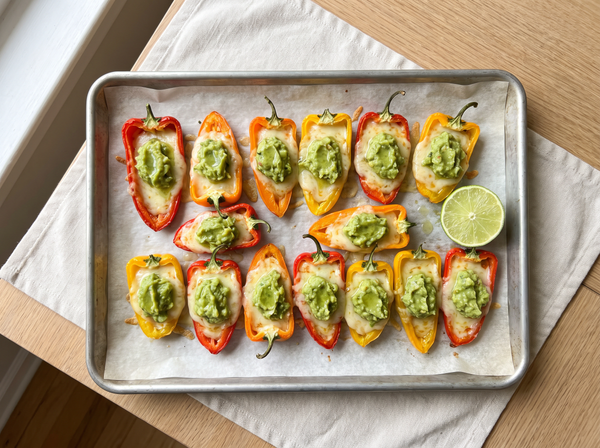 Sweet Pepper Nacho Bites