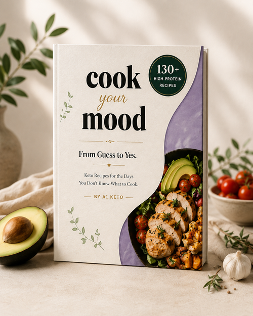 Cook Your Mood keto recipe cookbook — 134 recipes sorted by mood